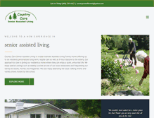 Tablet Screenshot of countrycareoffarwell.com